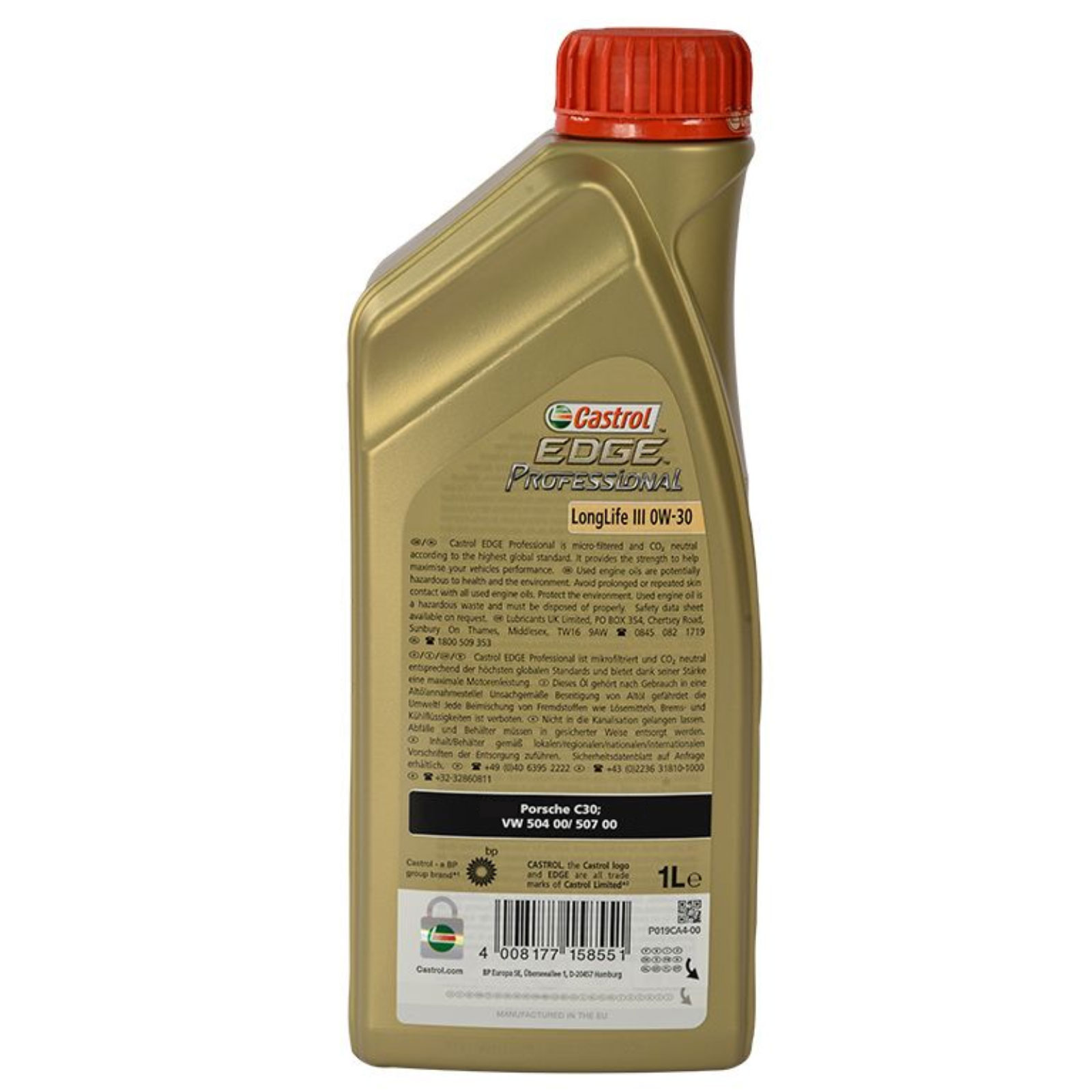 Olio motore Castrol 0W30 Professional 1 Lt - Ricambi auto SMC